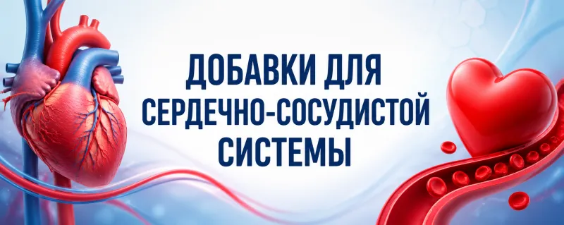  ДОБАВКИ ДЛЯ СЕРДЕЧНО-СОСУДИСТОЙ СИСТЕМЫ